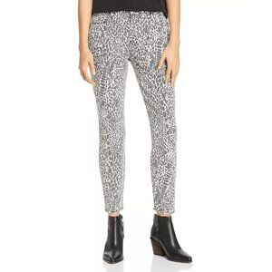 Frame Denim Womens Le High Skinny Jeans Abstract Animal Noir Multi size 32